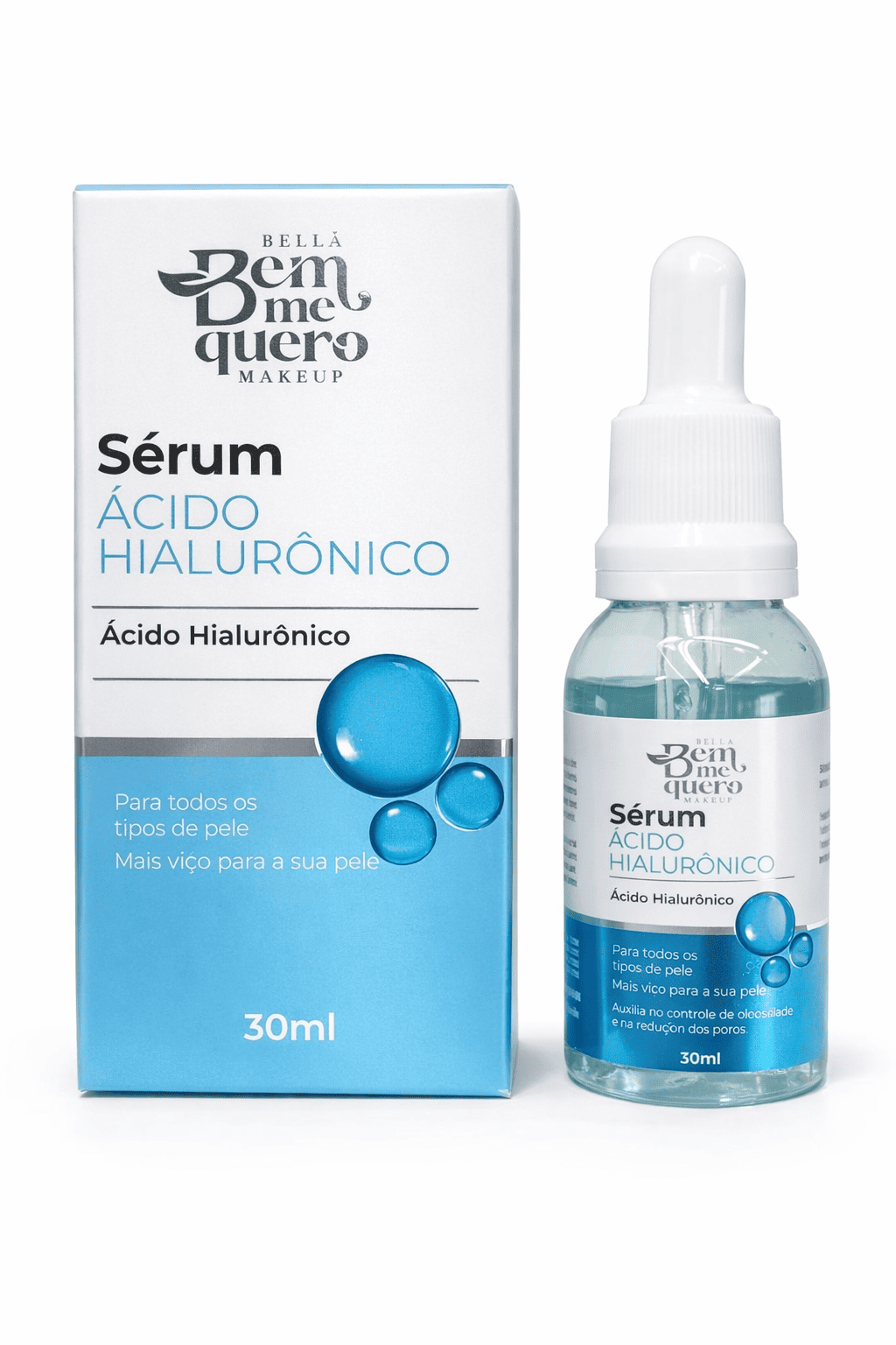 Sérum Facial Ácido Hialurônico Bella Bem Me Quero - 30ml