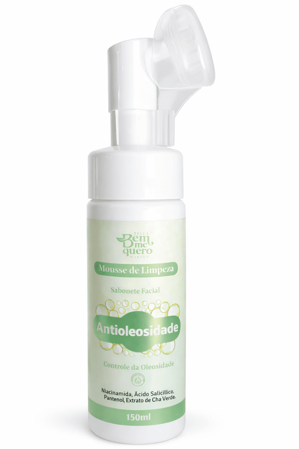 Mousse de Limpeza Facial Antioleosidade Bem Me Quero - 150ml