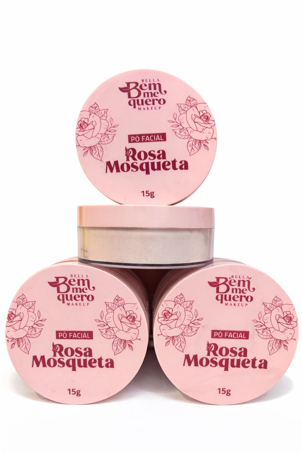 Pó Facial Rosa Mosqueta Bella Bem Me Quero -15g