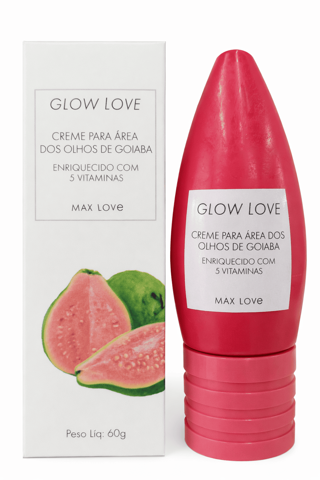 Creme para Área dos Olhos Glow Love Goiaba Max Love - 60g