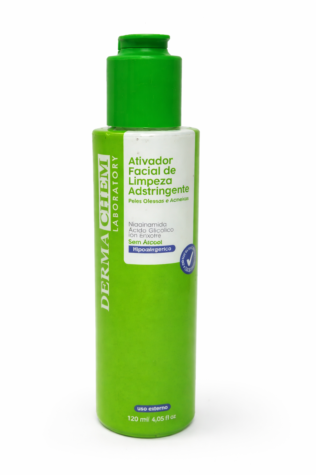 Ativador Facial de Limpeza Adstringente Derma Chem 120ml