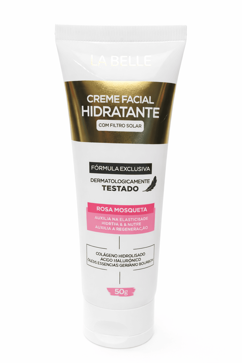 Creme Facial Hidratante Rosa Mosqueta La Belle com Filtro Solar 50g