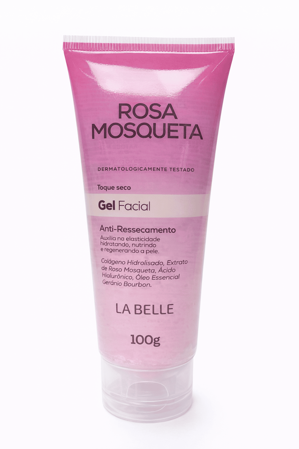 Gel Facial Rosa Mosqueta – La Belle Cosméticos (100g)