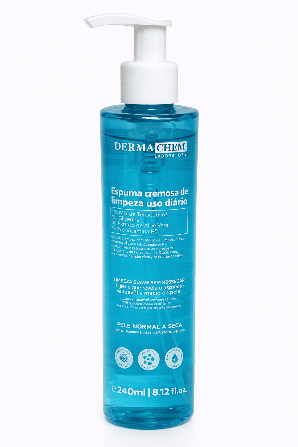 Espuma Cremosa de Limpeza Uso Diário – Derma Chem Laboratory | 240ml