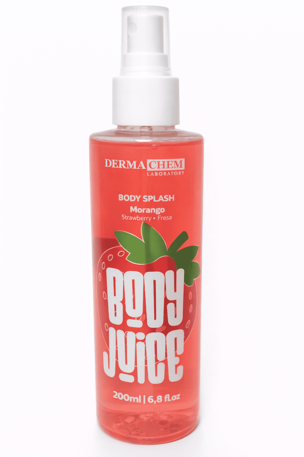 Body Splash Derma Chem – Morango (Body Juice) 200ml