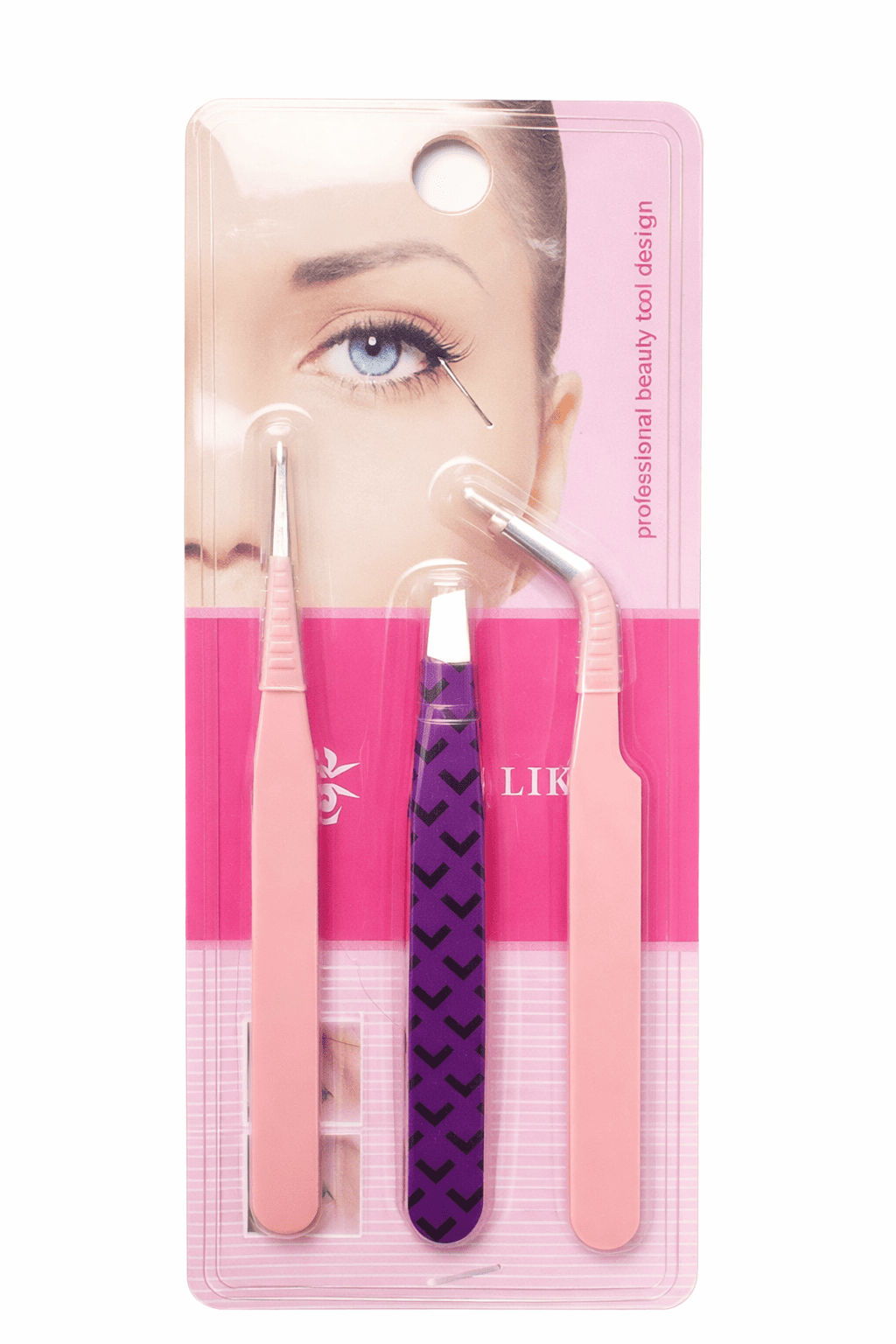 Comprar Kit de Pinças para Sobrancelha com 3 Peças na Glow Makeup