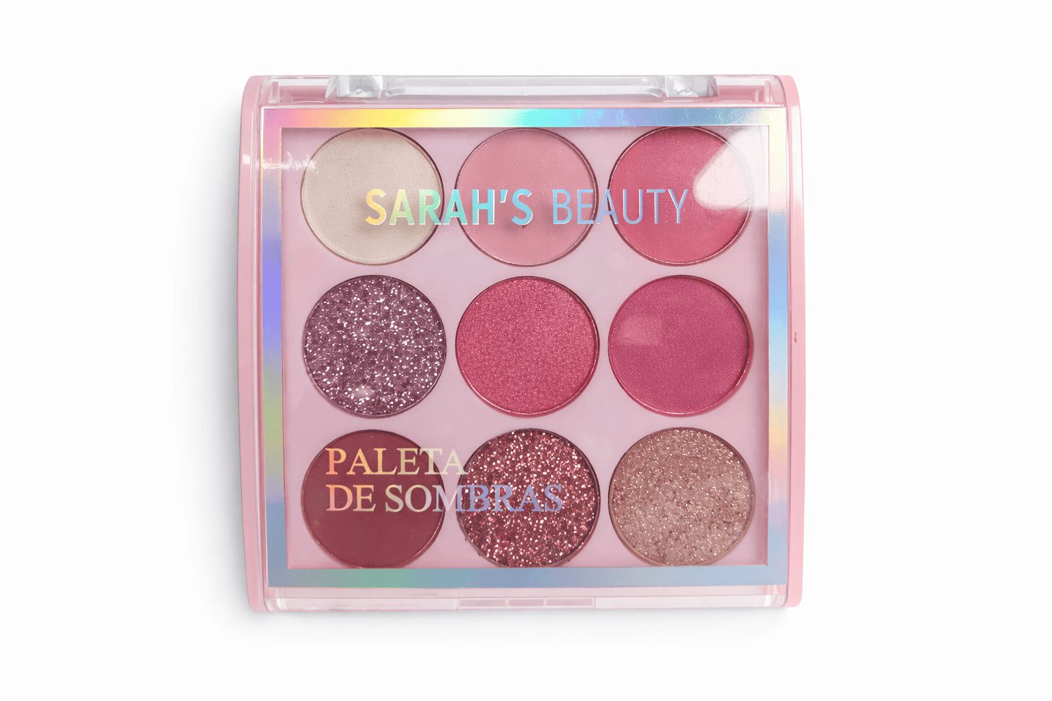 Paleta de Sombras 9 Cores Rose Glow Sarah’s Beauty