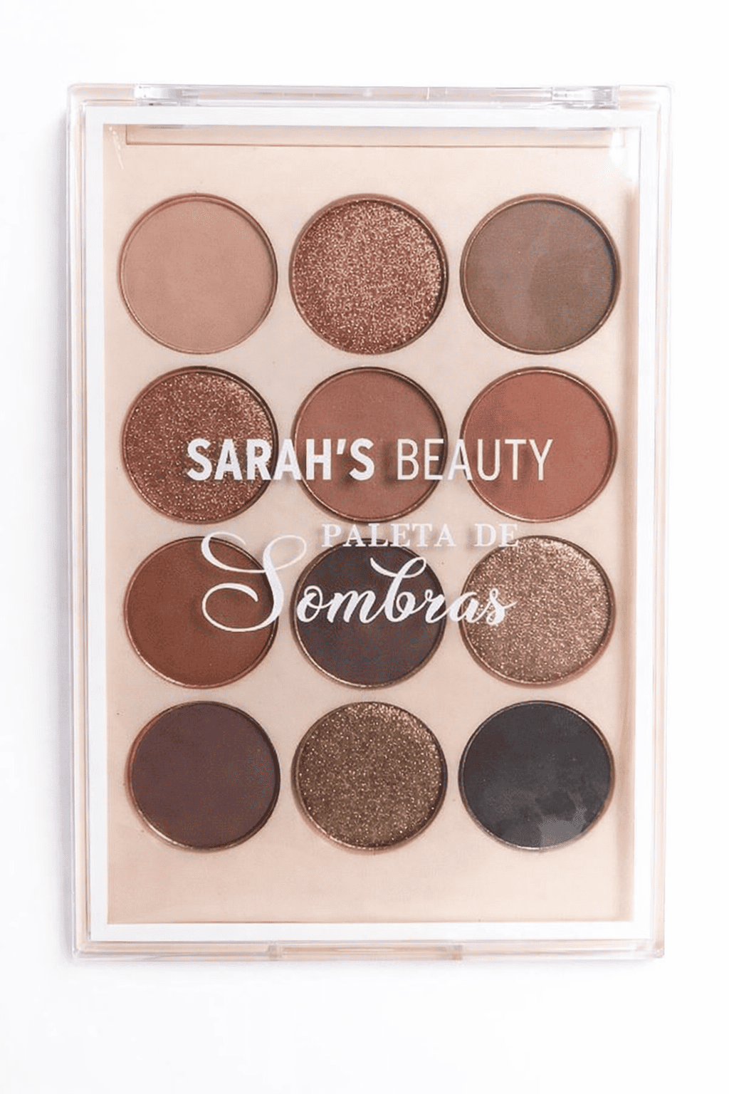 Paleta de Sombras Sarah's Beauty (12 cores)