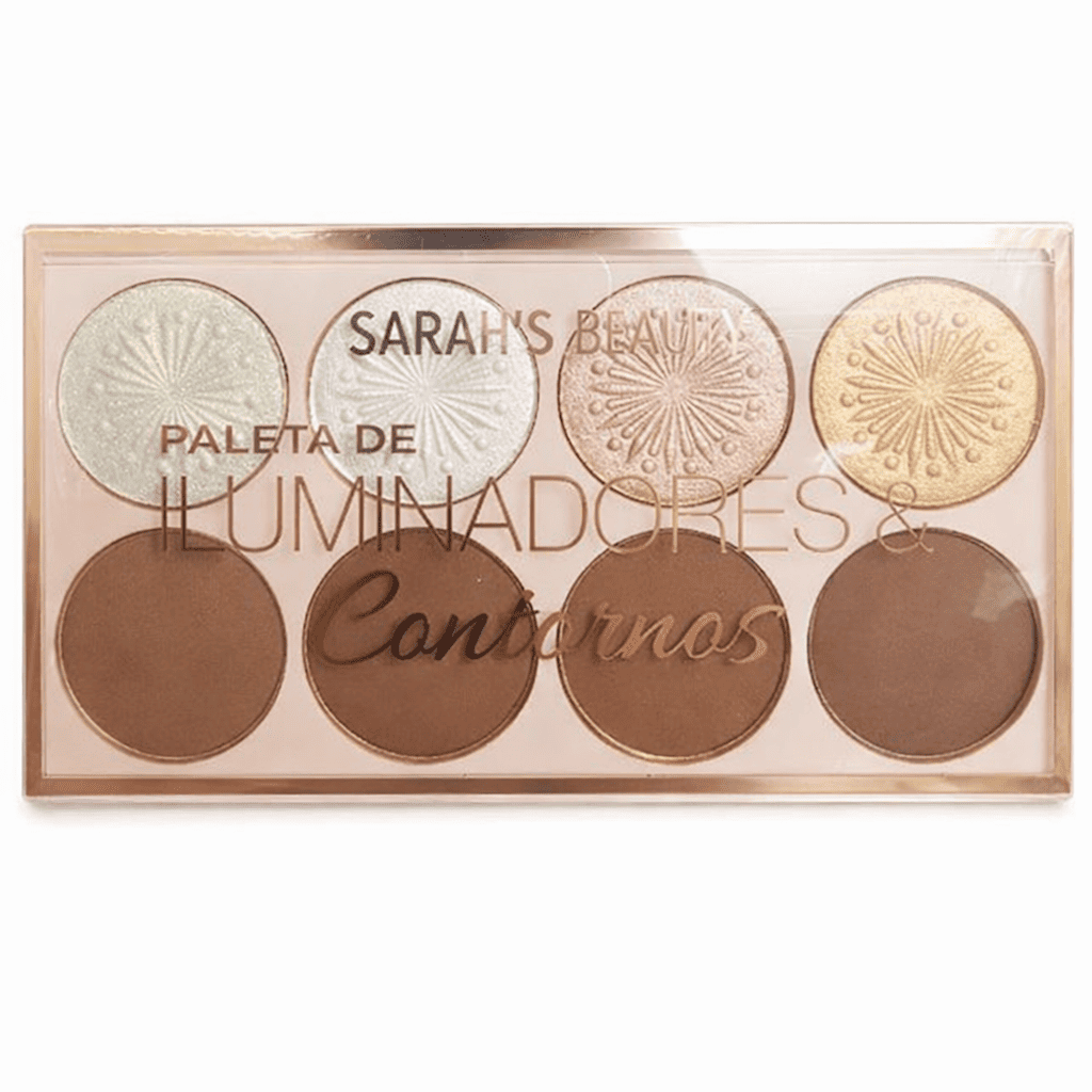 Paleta de Iluminadores & Contornos Sarah’s Beauty