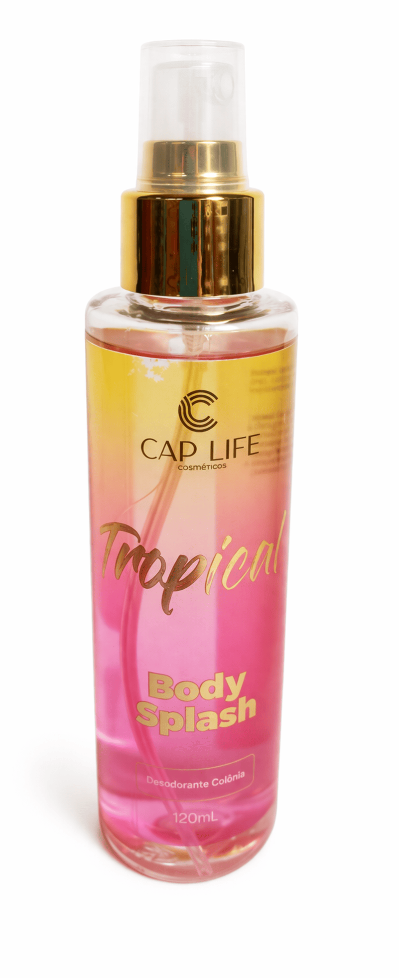 Comprar Body Splash Tropical Cap Life 120ml – Fragrância Doce e Refrescante na Glow Makeup