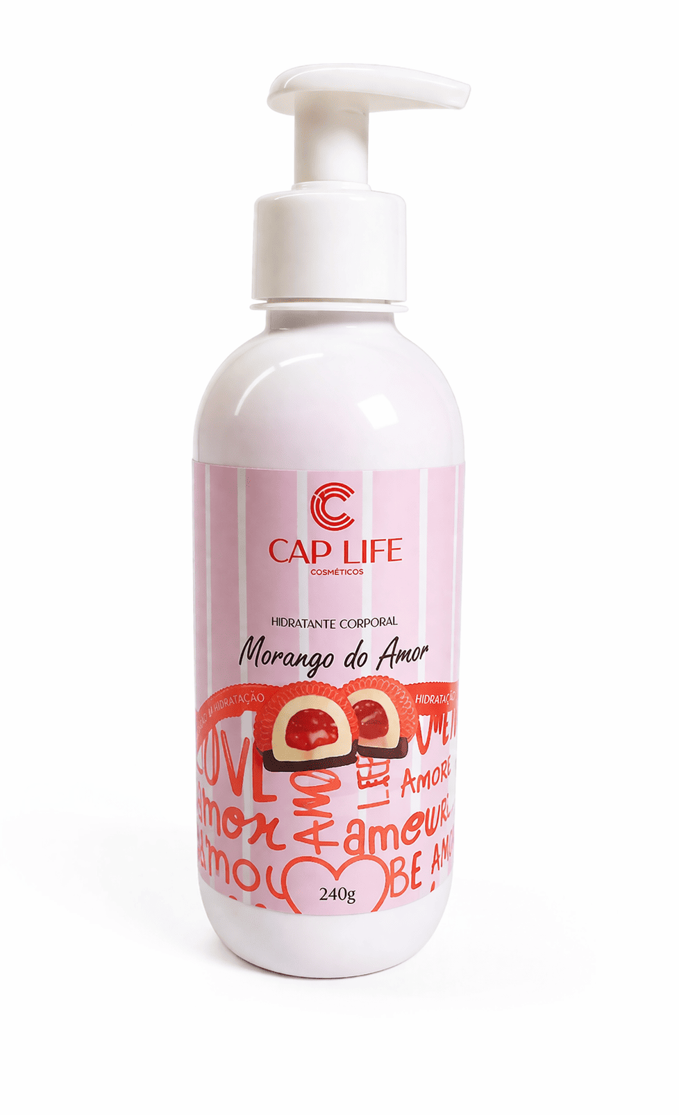 Hidratante Corporal Morango do Amor 240g Cap Life
