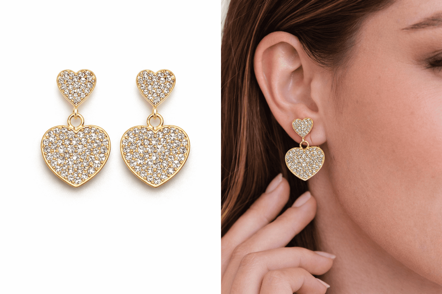 Brinco Feminino Fashion Luxo