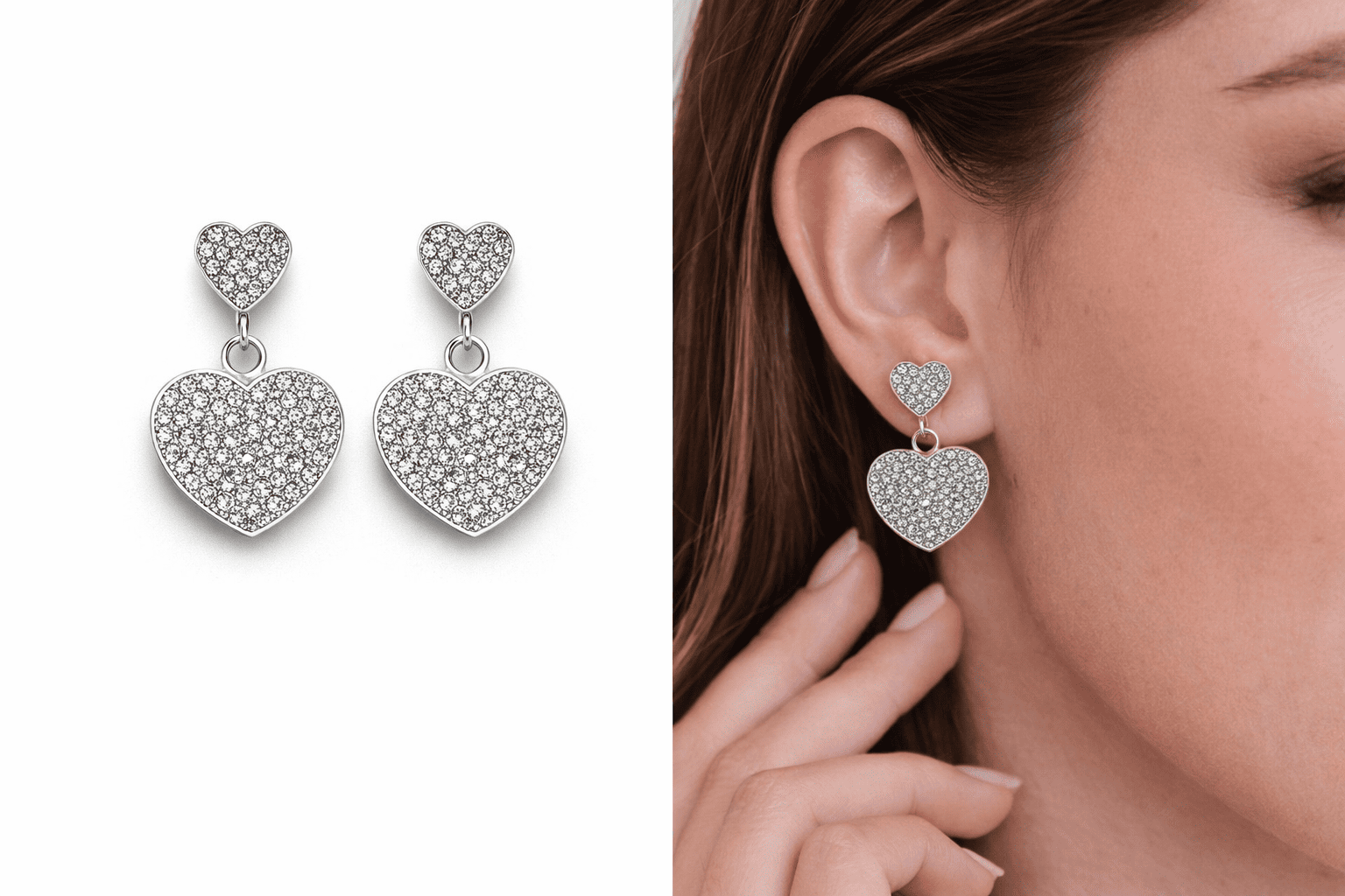 Brinco Feminino Fashion Luxo