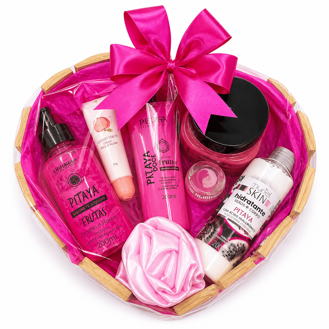 Comprar Kit Presente Dia Das Mães Cesta Coração Cuidados Corporais na Glow Makeup