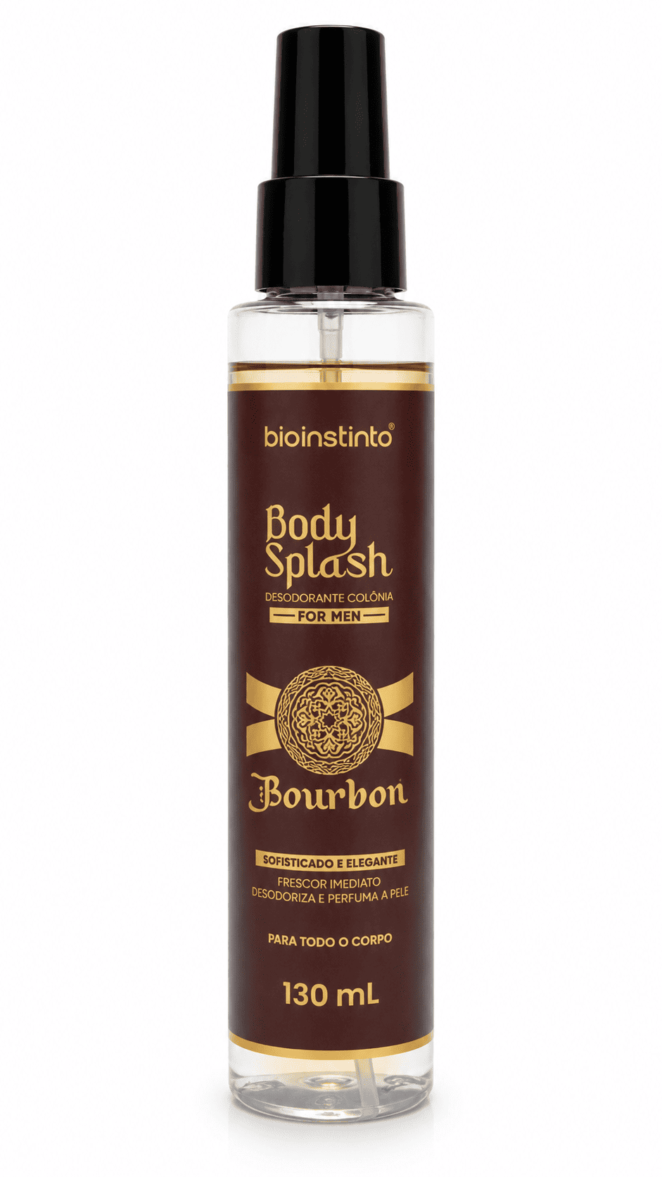 Comprar Body Splash Masculino Bio Instinto Bourbon For Men 130ml na Glow Makeup