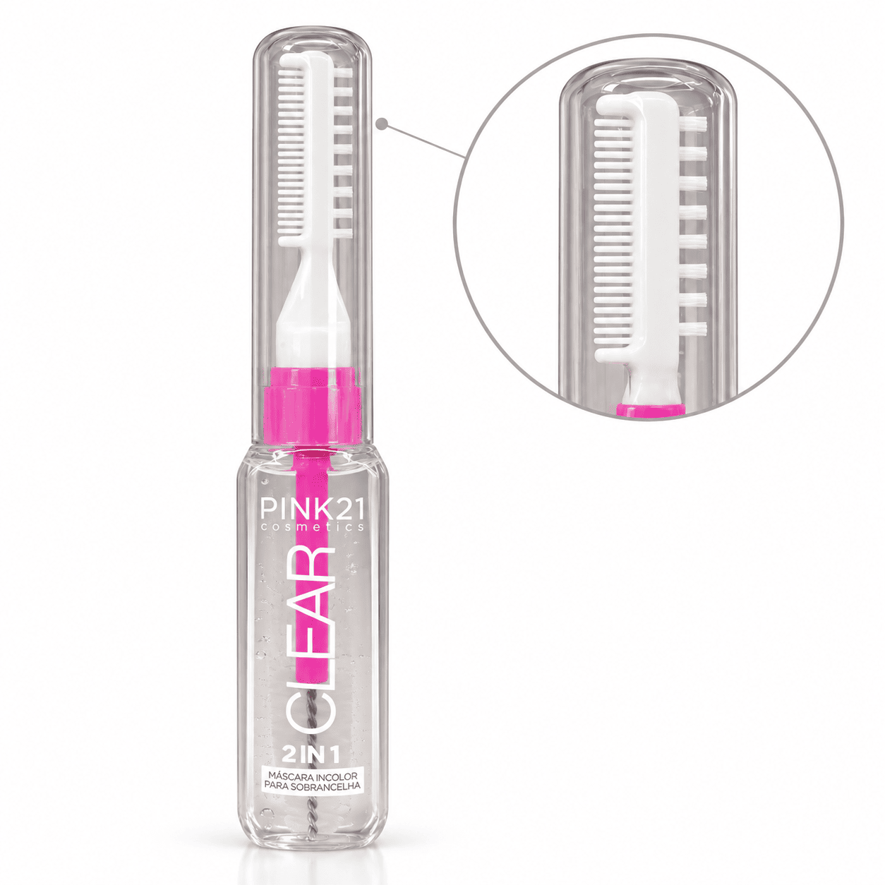Comprar Máscara Incolor para Sobrancelhas 2 em 1 com Escovinha na Glow Makeup