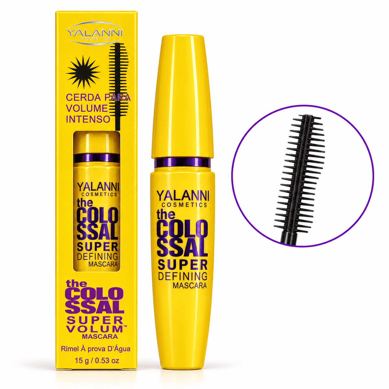 Comprar Máscara de Cílios Rímel à Prova d’Água Volume e Alongamento na Glow Makeup