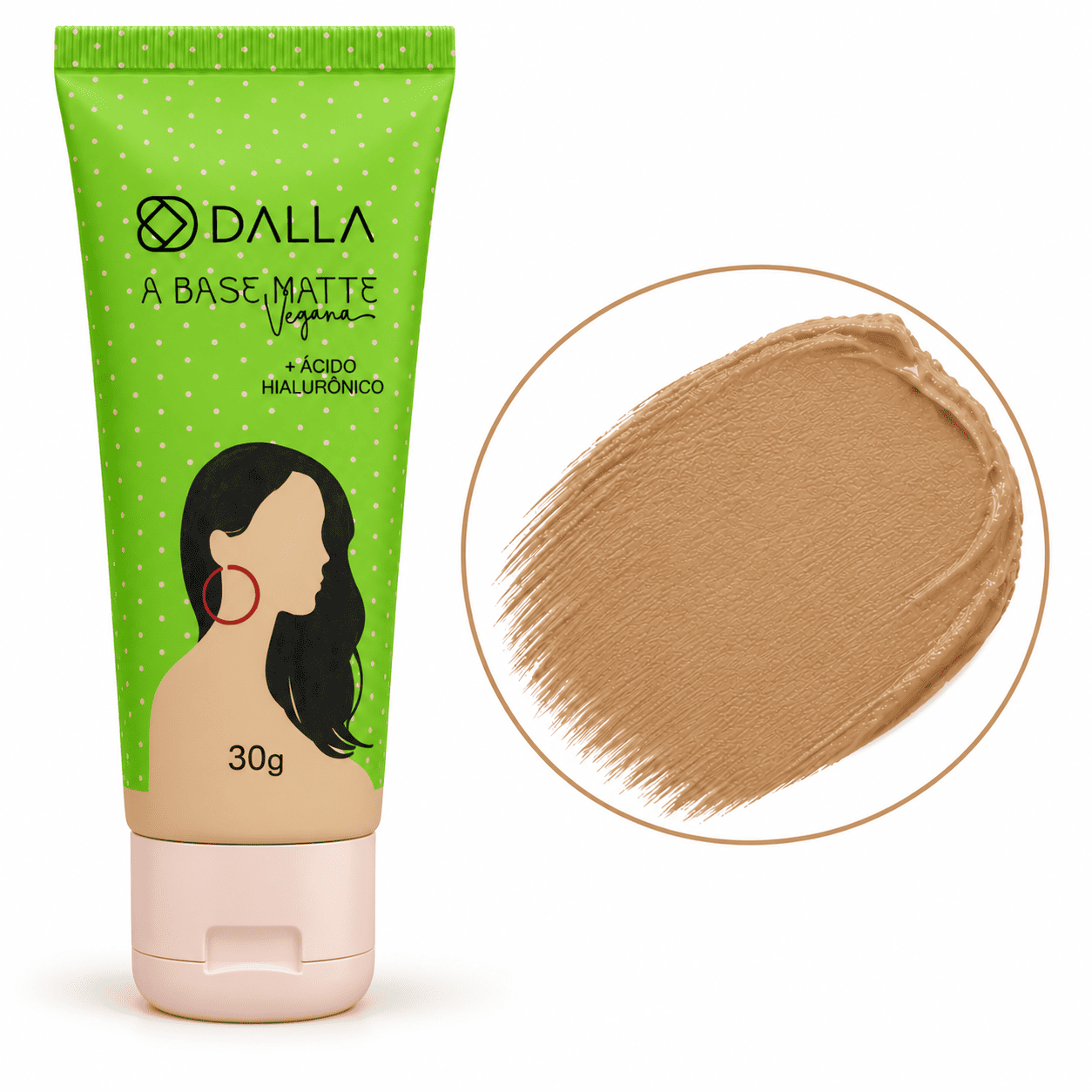 Comprar Base Matte Vegana com Ácido Hialurônico 30g - Tons Médios na Glow Makeup