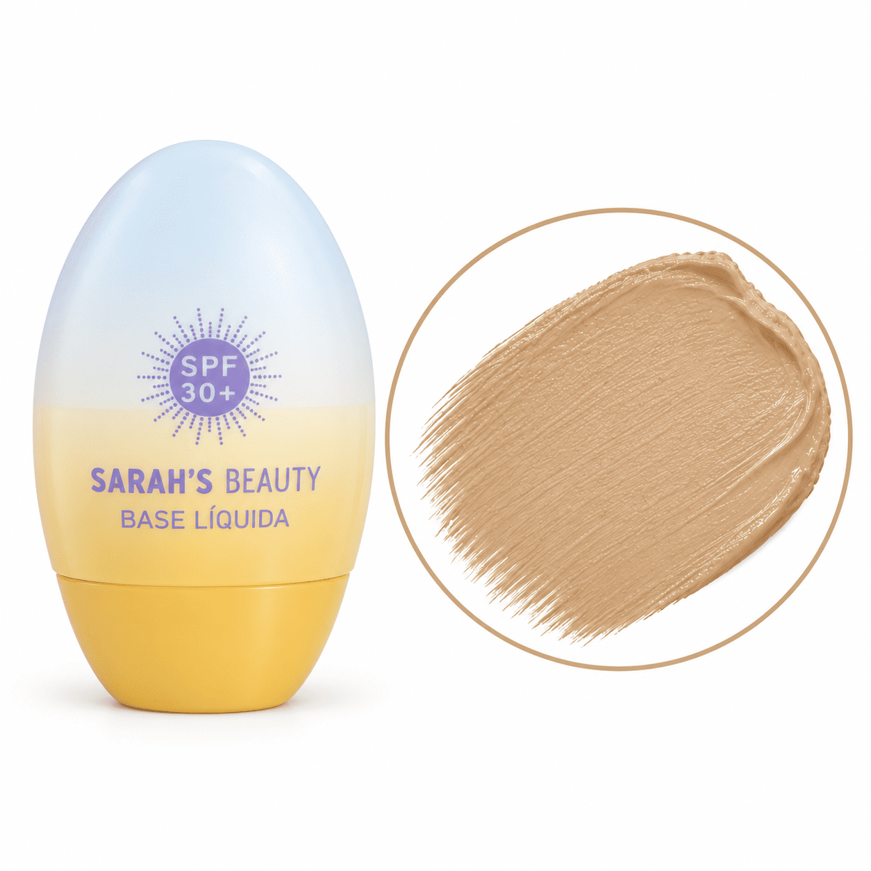 Comprar Base Líquida com Filtro Solar FPS 30+ Tom Claro 38ml na Glow Makeup