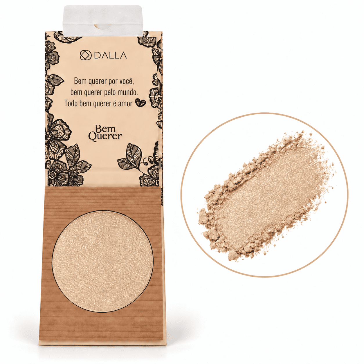 Comprar Iluminador Facial Compacto Dourado para Maquiagem na Glow Makeup